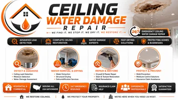 Ceiling Water Damage Repair